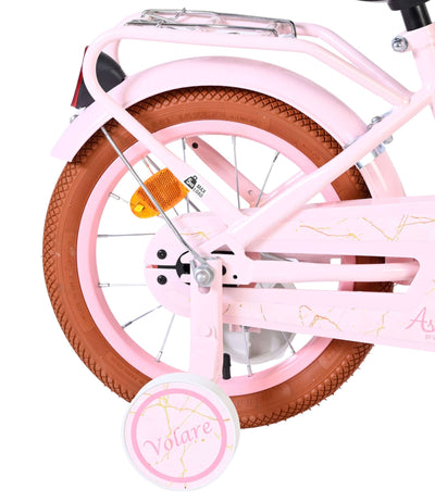 Volare Ashley Barncykel 14 tum, Rosa - För barn 5-5 år