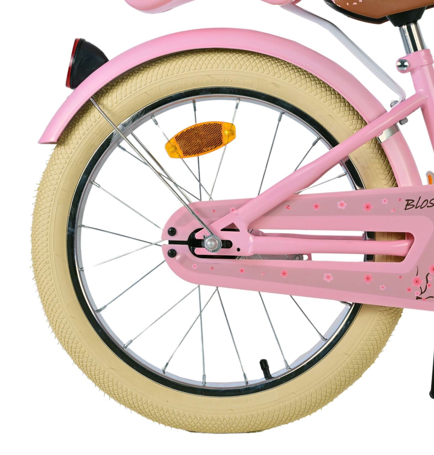 Volare Blossom Barncykel 18 tum, Rosa - Lilla Cykelbutiken