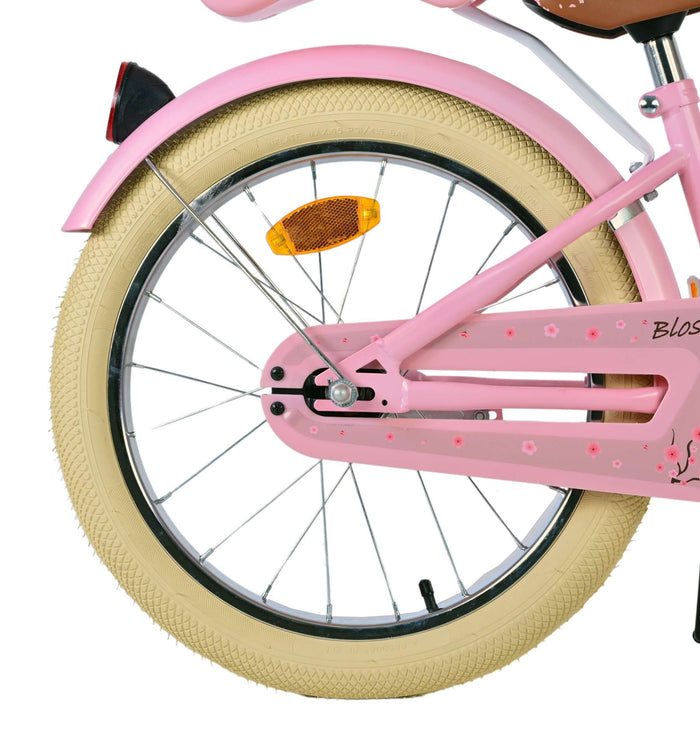 Volare Blossom Barncykel 18 tum, Rosa - Lilla Cykelbutiken