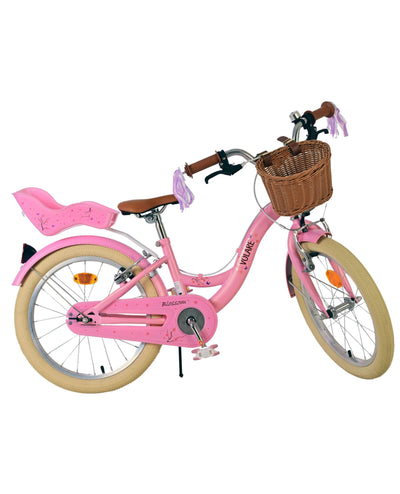 Volare Blossom 18 Tum Flickcykel, Två handbromsar Rosa - För barn 4-7 år