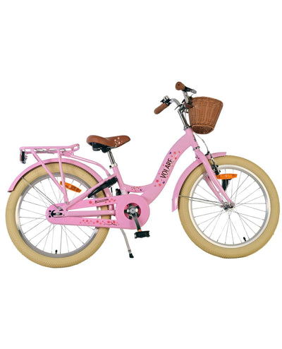 Volare Blossom Barncykel 20 tum, Rosa Retro - För barn 6-8 år