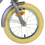 Volare Blossom Barncykel Två Handbromsar 14 tum, Lila - Lilla Cykelbutiken