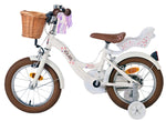 Volare Blossom Barncykel Två Handbromsar 14 tum, Vit - Lilla Cykelbutiken