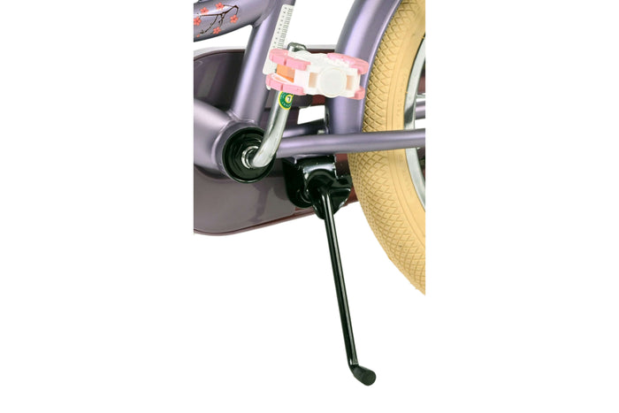 Volare Blossom 16 tum barncykel, Lila Två handbromsar - För barn 4-6 år