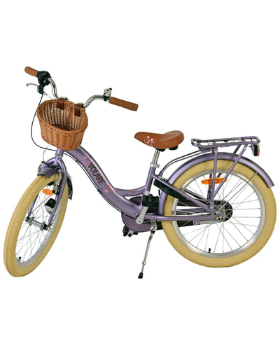 Volare Blossom 20 Tum Flickcykel 3 Växlar, Lila - För barn 6-8 år