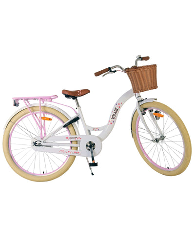 Volare Blossom 26 Tum Flickcykel, Vit - För barn 9+ år