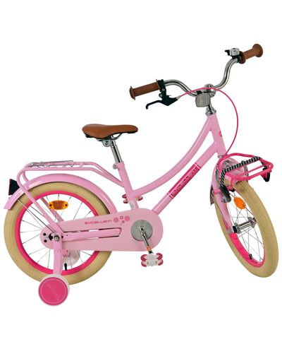 Volare Excellent 16 tum Barncykel, Rosa - För barn 4-6 år