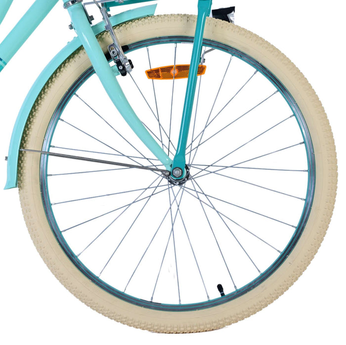 Volare Excellent Barncykel 24 tum, Grön - Lilla Cykelbutiken