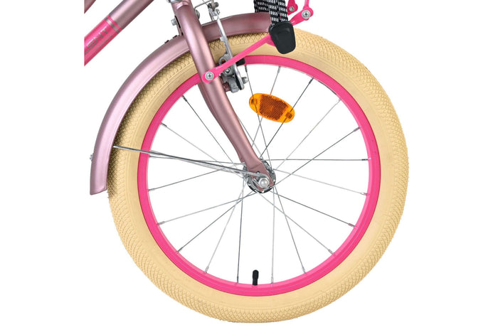 Volare Excellent 18-tums Tjejcykel, Matt Rosa -  För barn 4–7 år