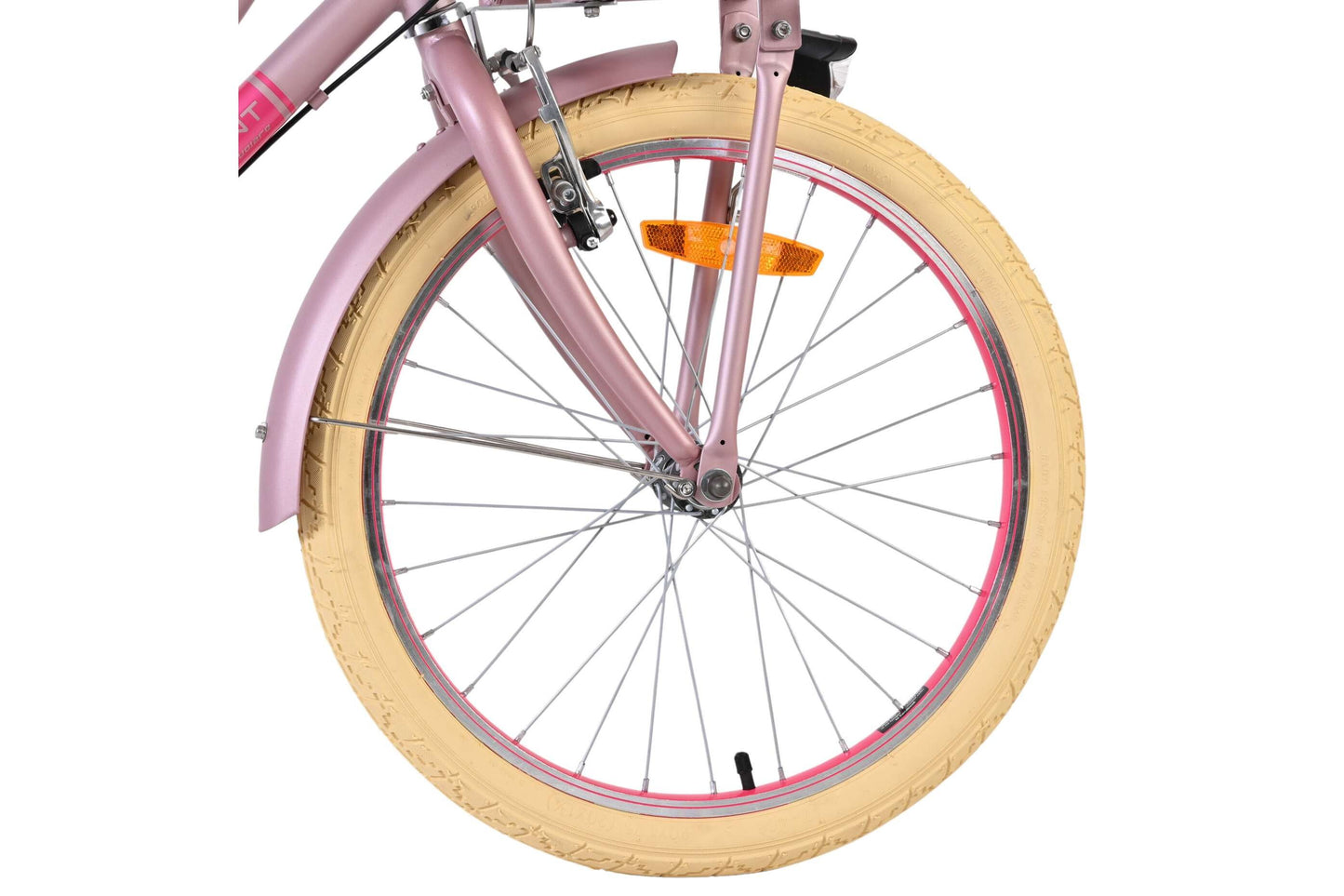 Volare Excellent 20 Tum Barncykel, Matt Rosa 3 Växlar - För barn 6-8 år