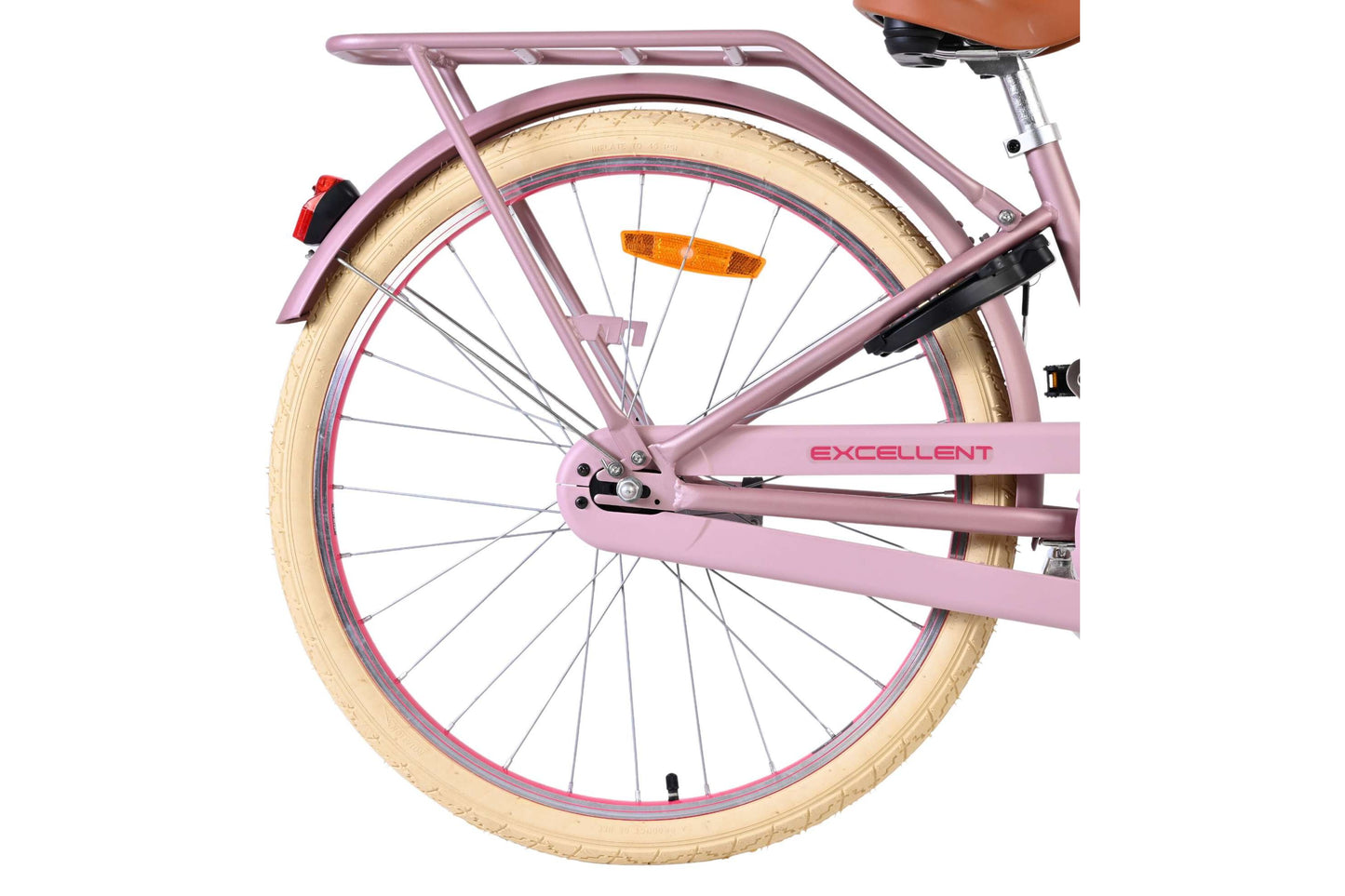 Volare Excellent 24 Tum Flickcykel, Matt Rosa För barn 8-10 år
