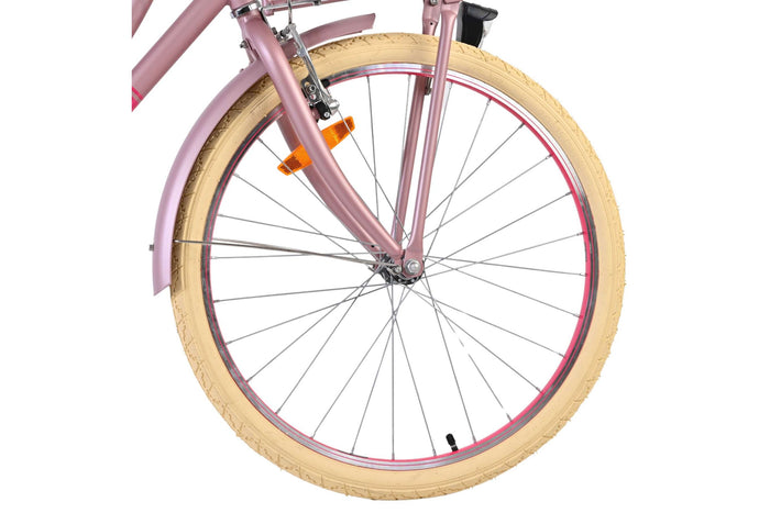 Volare Excellent 24 Tum Flickcykel, Matt Rosa För barn 8-10 år