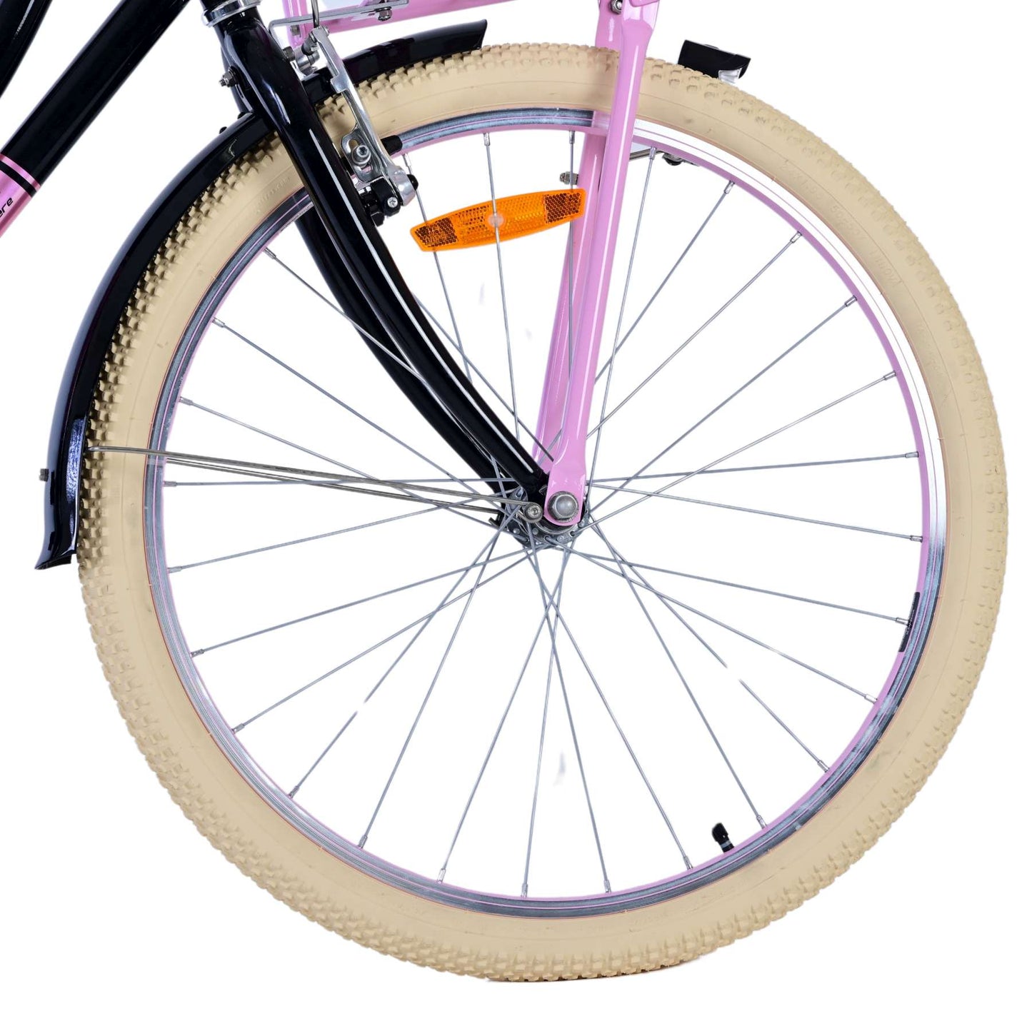 Volare Excellent Barncykel 24 tum, Svart - Lilla Cykelbutiken