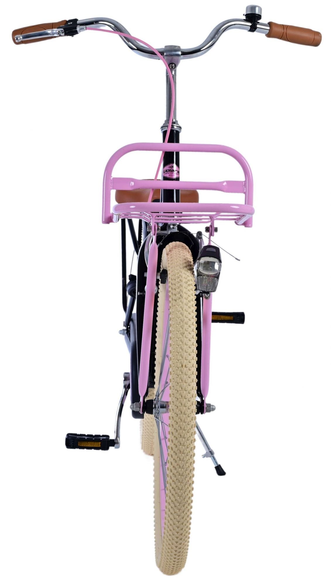 Volare Excellent Barncykel 24 tum, Svart - Lilla Cykelbutiken