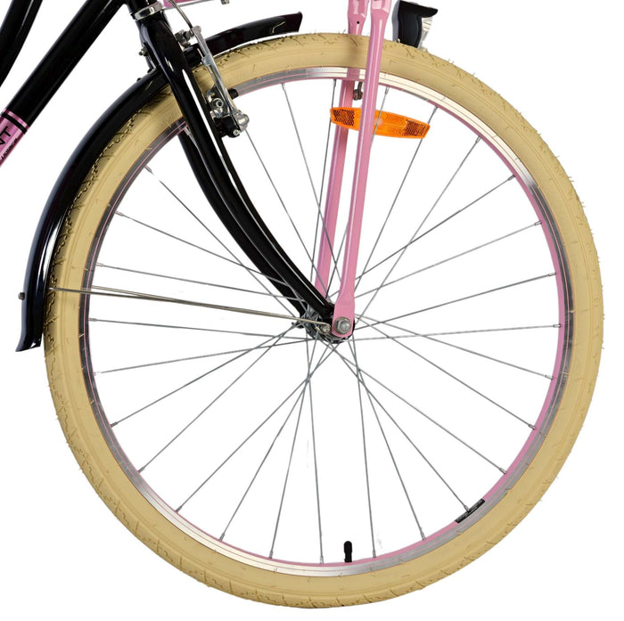 Volare Excellent Barncykel 26 tum, Svart - Lilla Cykelbutiken