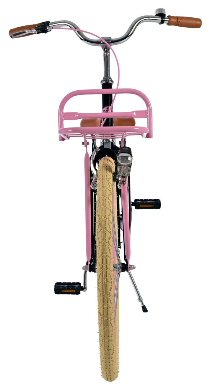 Volare Excellent Barncykel 26 tum, Svart - Lilla Cykelbutiken