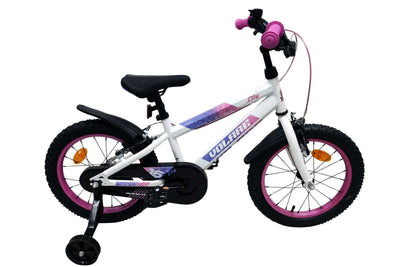 Volare Lily 16 tum barncykel, Dubbla handbromsar - För barn 4-6 år