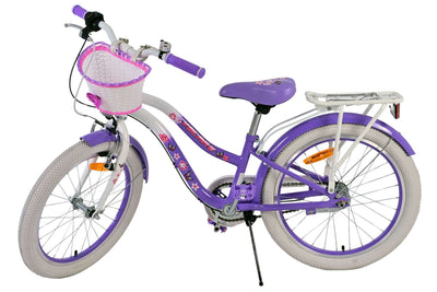 Volare Lovely 20 tum Barncykel för Tjejer – Med 3 Växlar, Handbroms - För barn 6-8 år