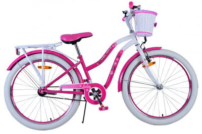 Volare Lovely Barncykel 24 tum, Rosa - Lilla Cykelbutiken