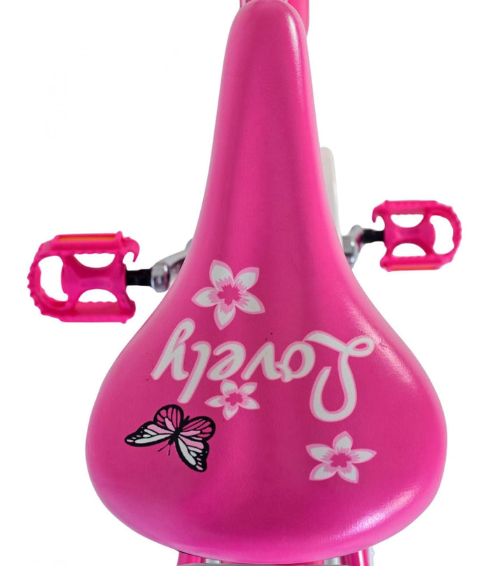 Volare Lovely Barncykel 24 tum, Rosa 7 Växlar - Lilla Cykelbutiken
