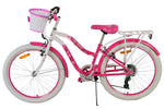 Volare Lovely Barncykel 24 tum, Rosa 7 Växlar - Lilla Cykelbutiken