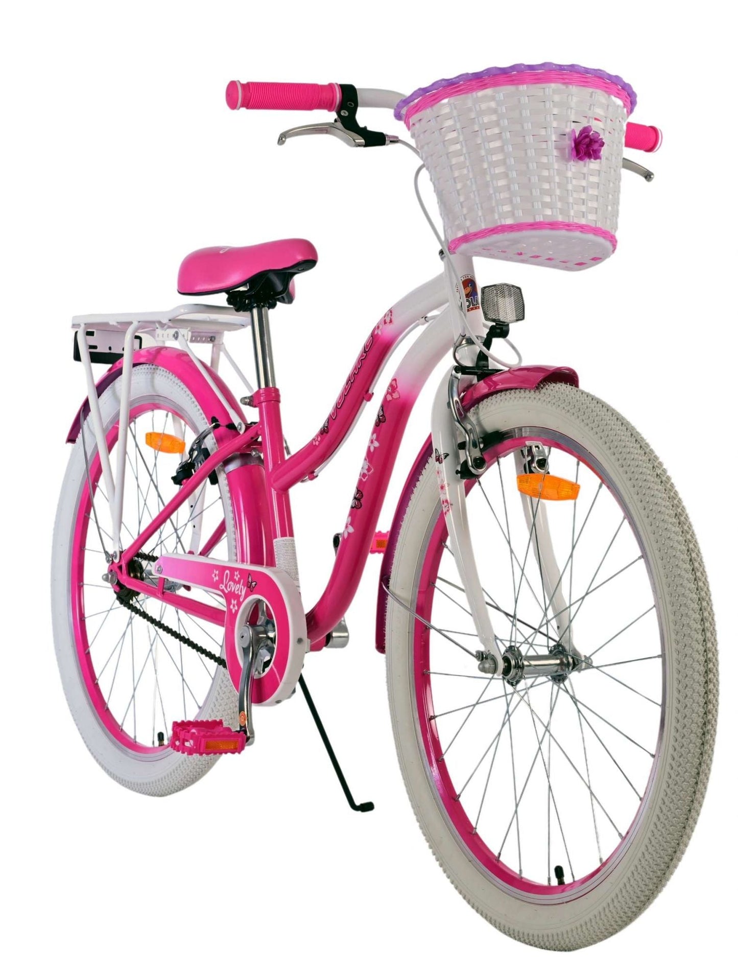 Volare Lovely Barncykel 26 tum, Lila - Lilla Cykelbutiken
