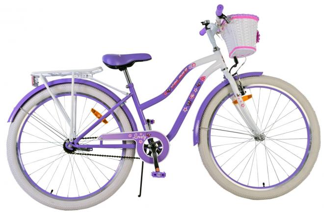 Volare Lovely Barncykel 26 tum, Lila - Lilla Cykelbutiken