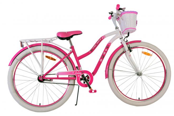 Volare Lovely Barncykel 26 tum, Rosa - Lilla Cykelbutiken