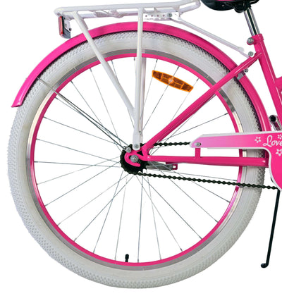 Volare Lovely Barncykel 26 tum, Rosa - Lilla Cykelbutiken