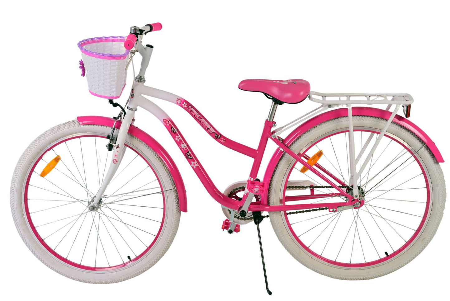 Volare Lovely Barncykel 26 tum, Rosa - Lilla Cykelbutiken