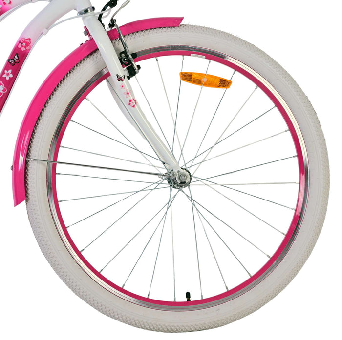 Volare Lovely Barncykel 26 tum, Rosa 7 Växlar - Lilla Cykelbutiken