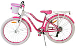Volare Lovely Barncykel 26 tum, Rosa 7 Växlar - Lilla Cykelbutiken