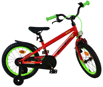 Volare Rocky Barncykel 16 tum, Röd - För barn 4-6 år