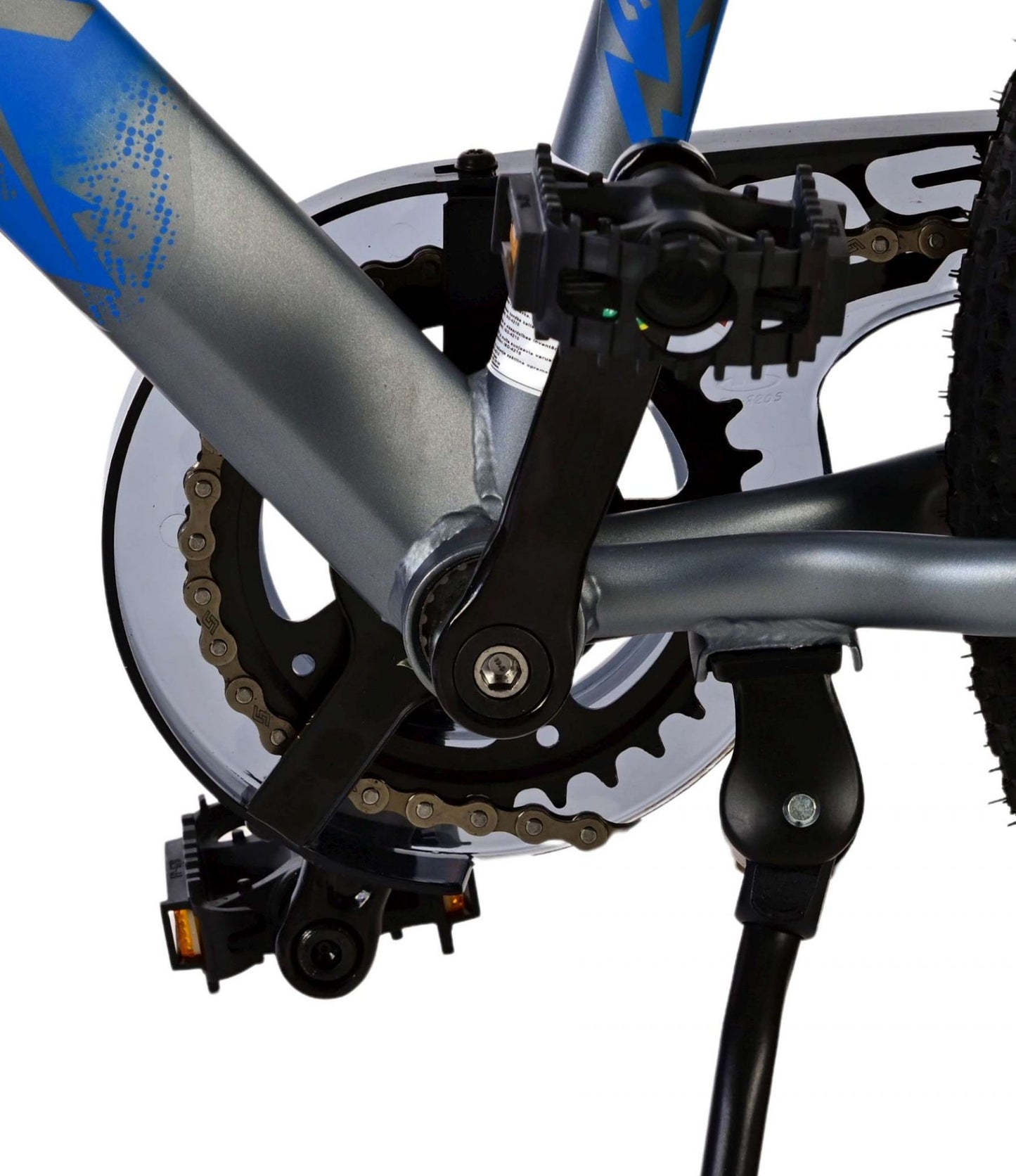 Volare Rocky Barncykel 20 Tum, 7 Växlar, Blå - Lilla Cykelbutiken