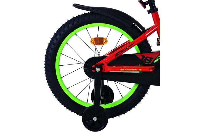 Volare Rocky 18 Tum Barncykel Röd - För barn 4-7 år