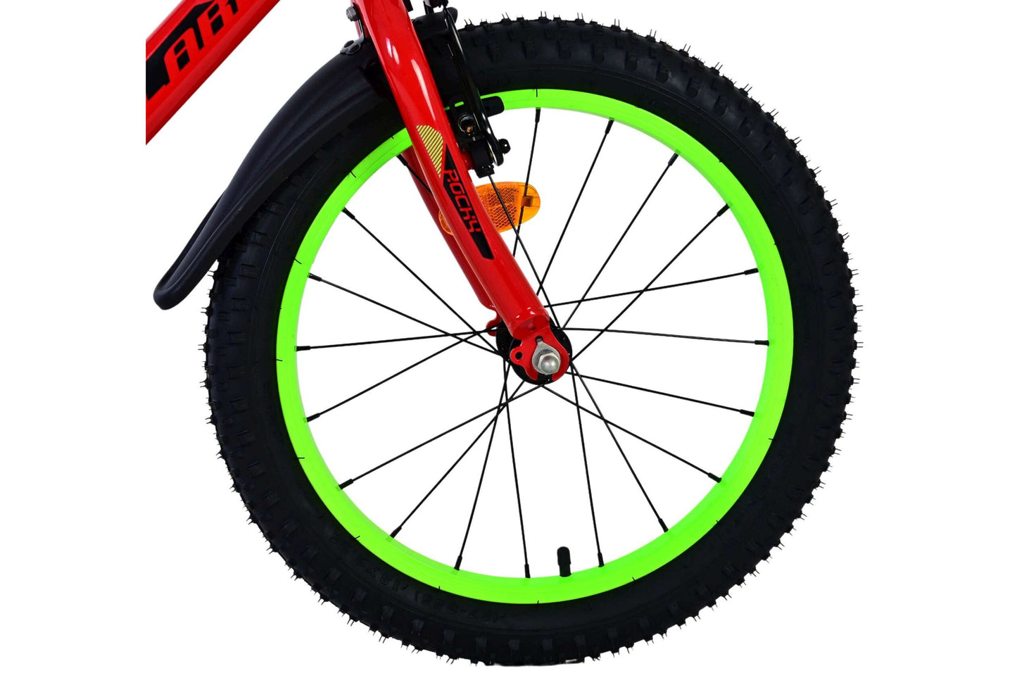 Volare Rocky 18 Tum Barncykel Röd - För barn 4-7 år