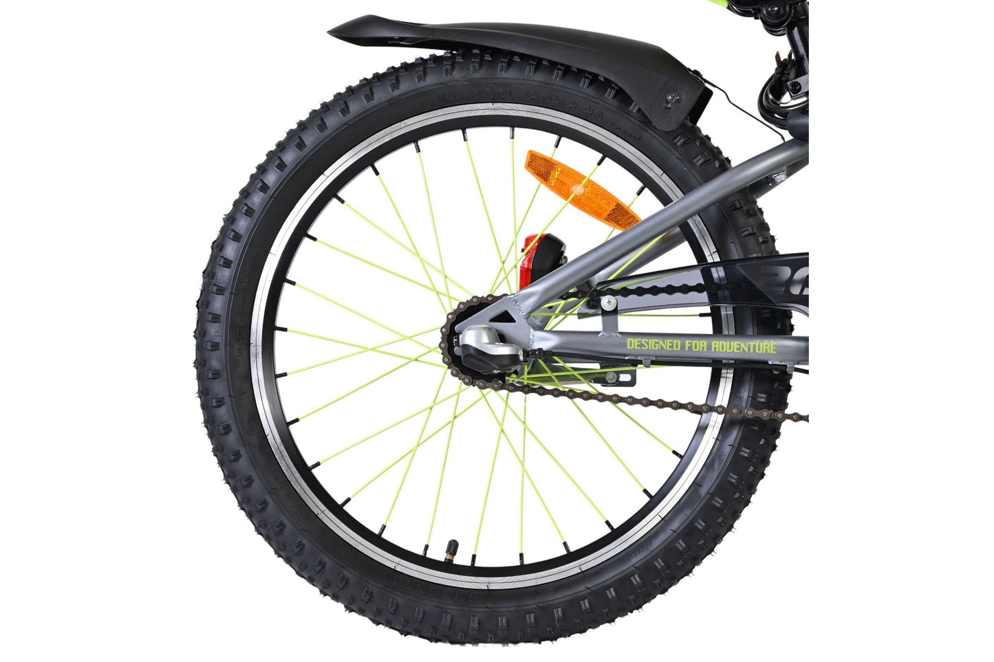 Volare Rocky 20 Tum Barncykel – Gröngrå med Shimano Nexus 3 - För barn 6-8 år