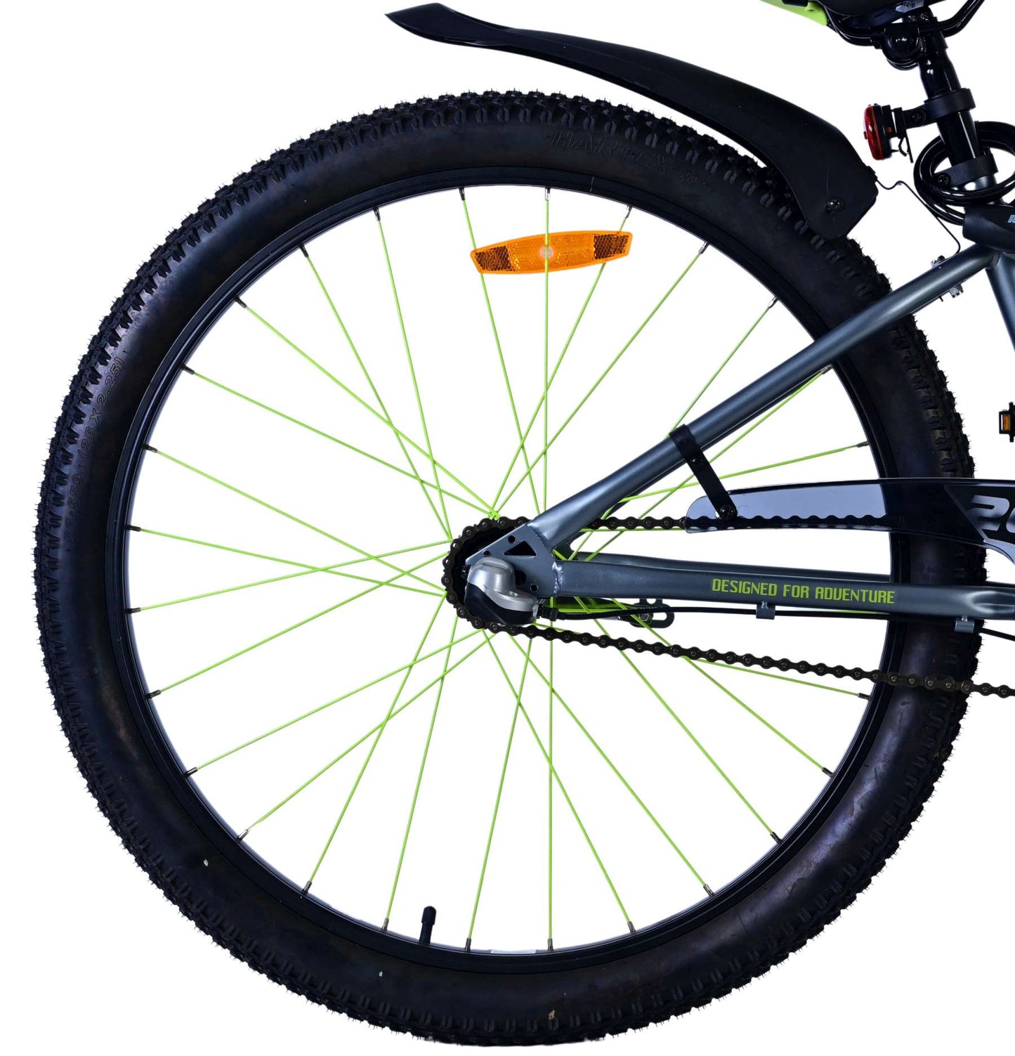 Volare Rocky Barnckel 26 tum Grön, Shimano Nexus 3 Växlar - Lilla Cykelbutiken