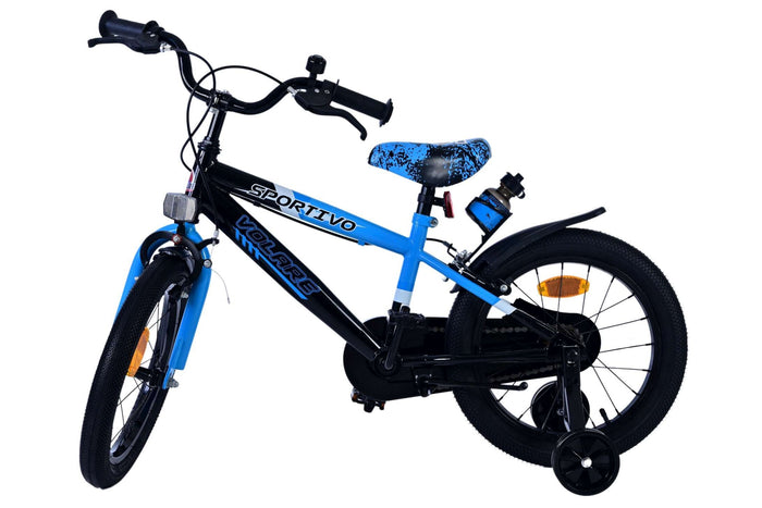Volare Sportivo 16 Tum Barncykel Blå, Två Handbromsar - För barn 4-6 år