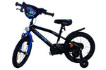 Volare Super GT 16-tums Barncykel – Blå/Svart med Stödhjul, För barn 4-6 år