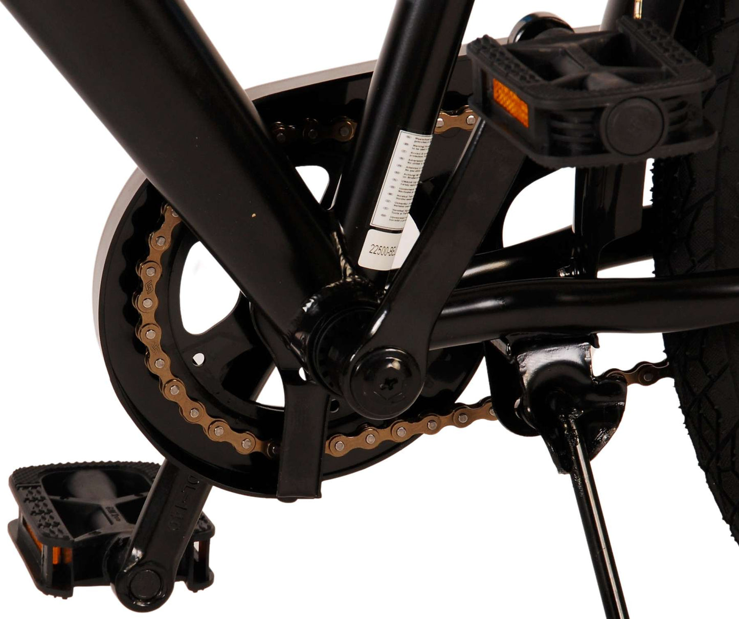 Volare Thombike Barncykel 24 tum, Svart Blå - Lilla Cykelbutiken