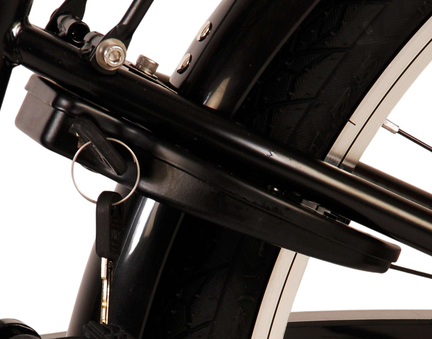 Volare Thombike Barncykel 24 tum, Svart Blå - Lilla Cykelbutiken