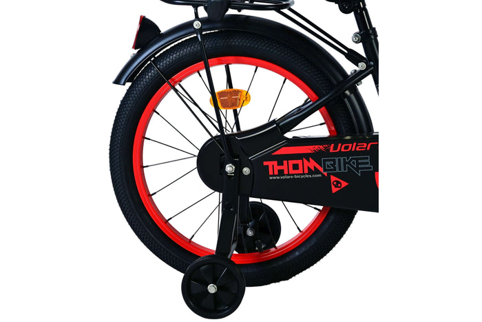 Volare Thombike 18 tum barncykel röd - för barn 4–7 år