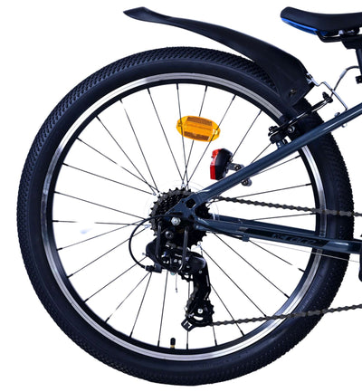 Volare XC Race Barncykel 24 tum, 21 Växlar Blå/Grå - Lilla Cykelbutiken