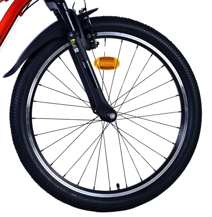 Volare XC Race Barncykel 24 tum, 21 Växlar Röd/Grå - Lilla Cykelbutiken