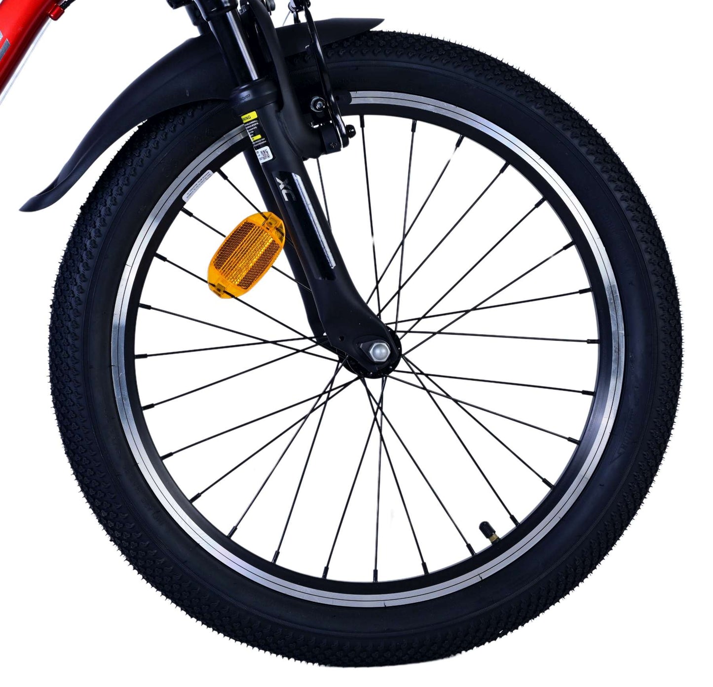 Volare XC Race Barncykel 20 tum, 7 Växlar Röd/Grå - Lilla Cykelbutiken