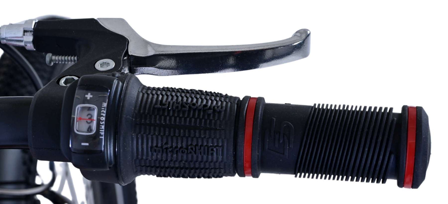 Volare XC Race Barncykel 20 tum, 7 Växlar Röd/Grå - Lilla Cykelbutiken