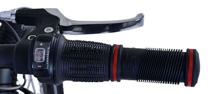 Volare XC Race Barncykel 20 tum, 7 Växlar Röd/Grå - Lilla Cykelbutiken