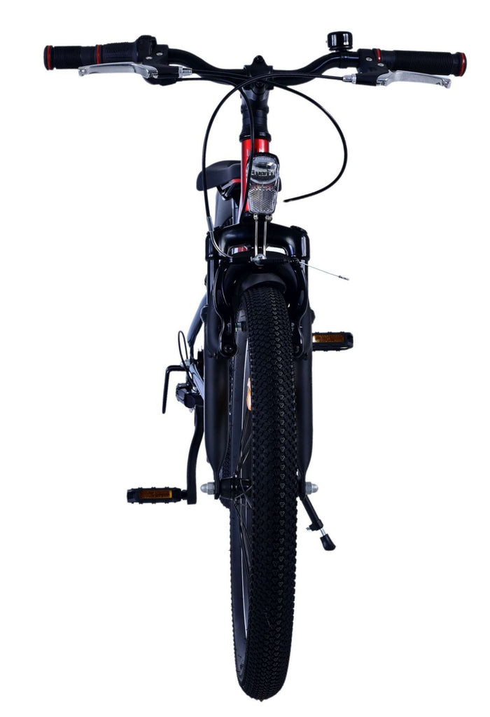 Volare XC Race Barncykel 20 tum, 7 Växlar Röd/Grå - Lilla Cykelbutiken