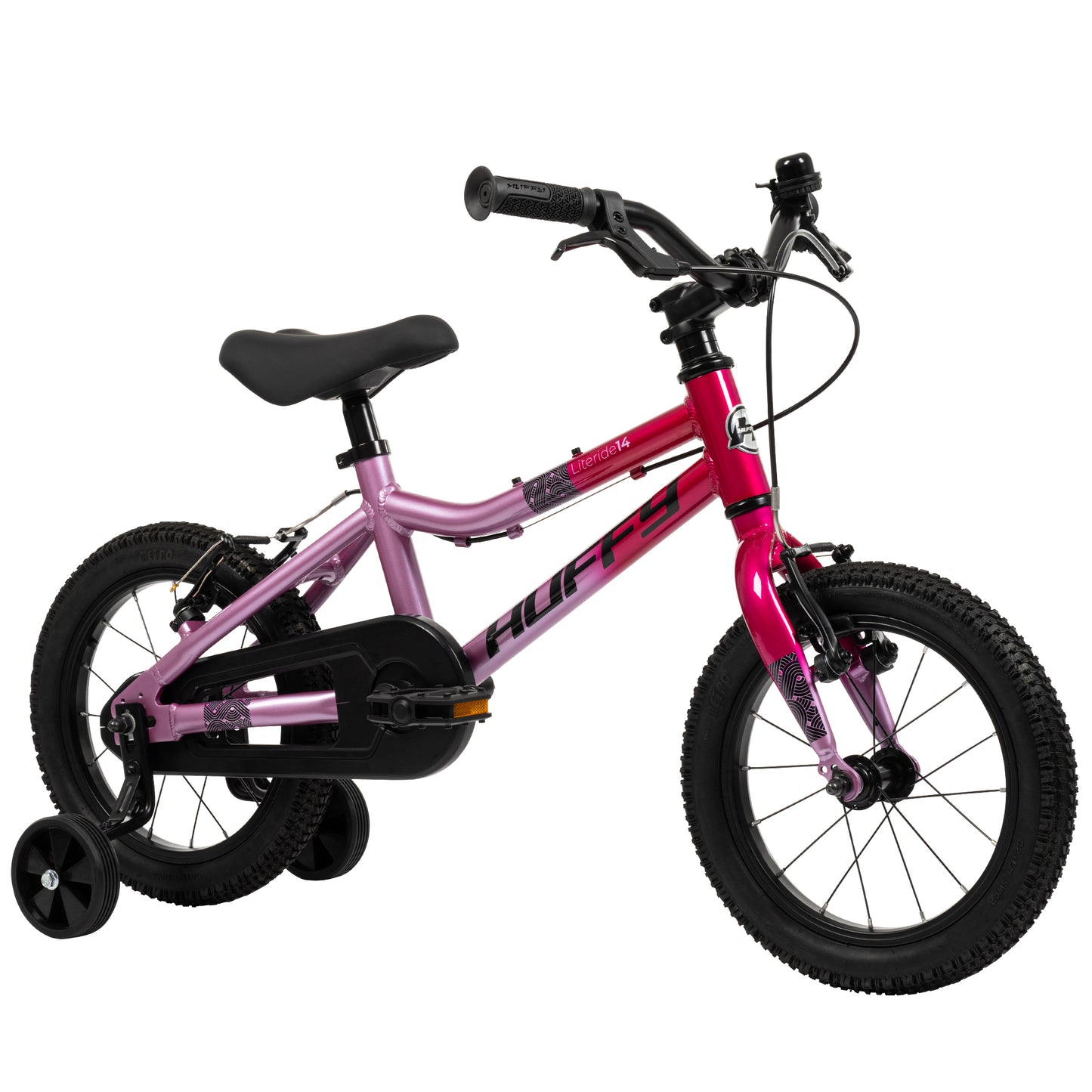 Huffy Literide 14 tum Barncykel, Bubblegum Pink - För barn 4–6 år